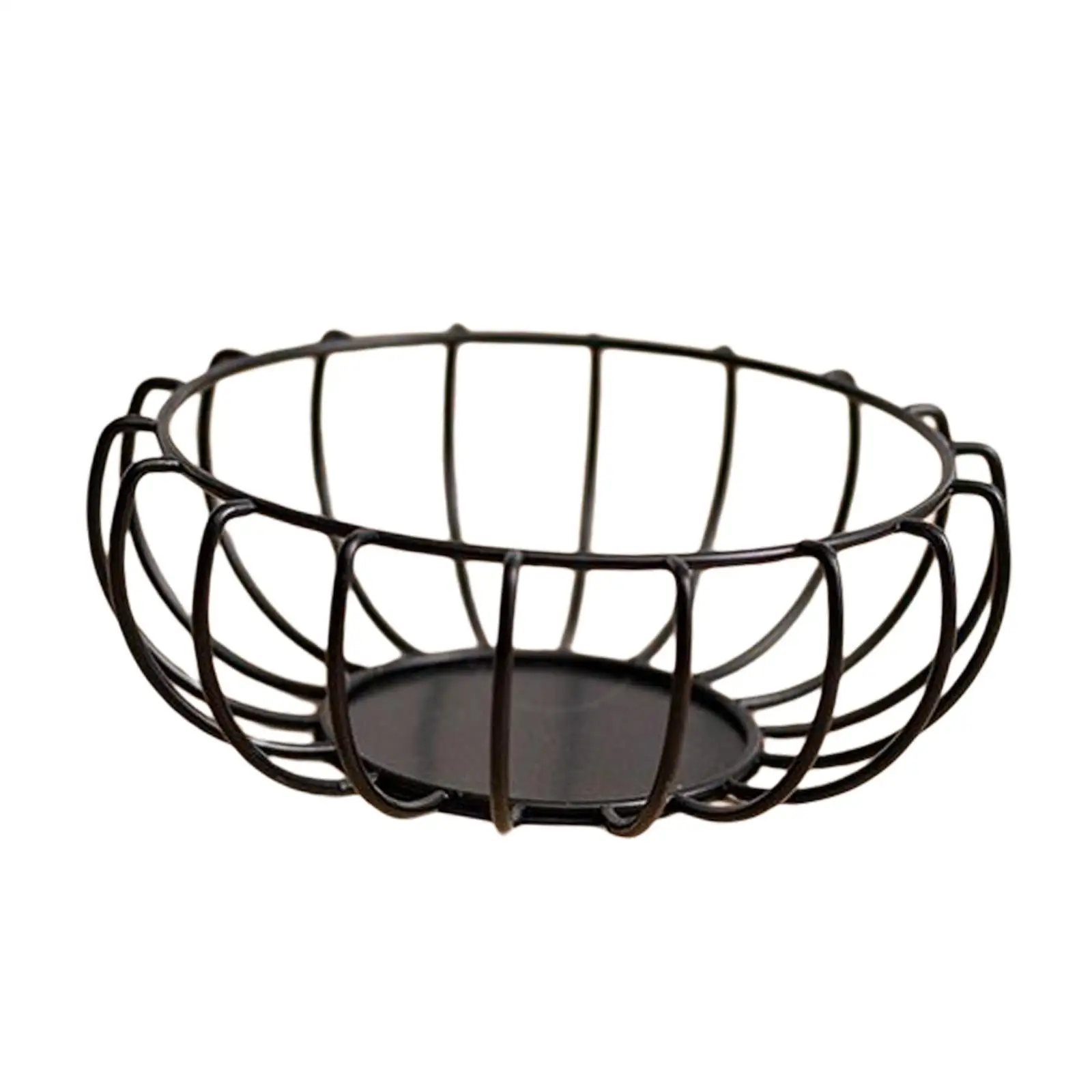 Metal Fruit Basket Bowl Stand Container for Sundries Dinner Table Tabletop