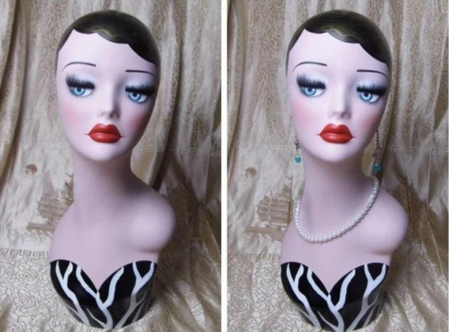 Female Display Heads: Female Mannequin Head