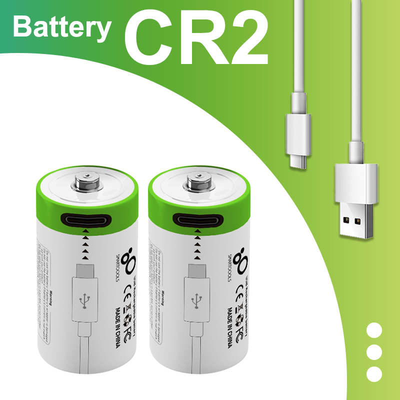 EBL CR2 Photo Lithium Batteries (6 To 24-Pack) – 3V DL-CR2 – For Cameras, Flashlights, Toys