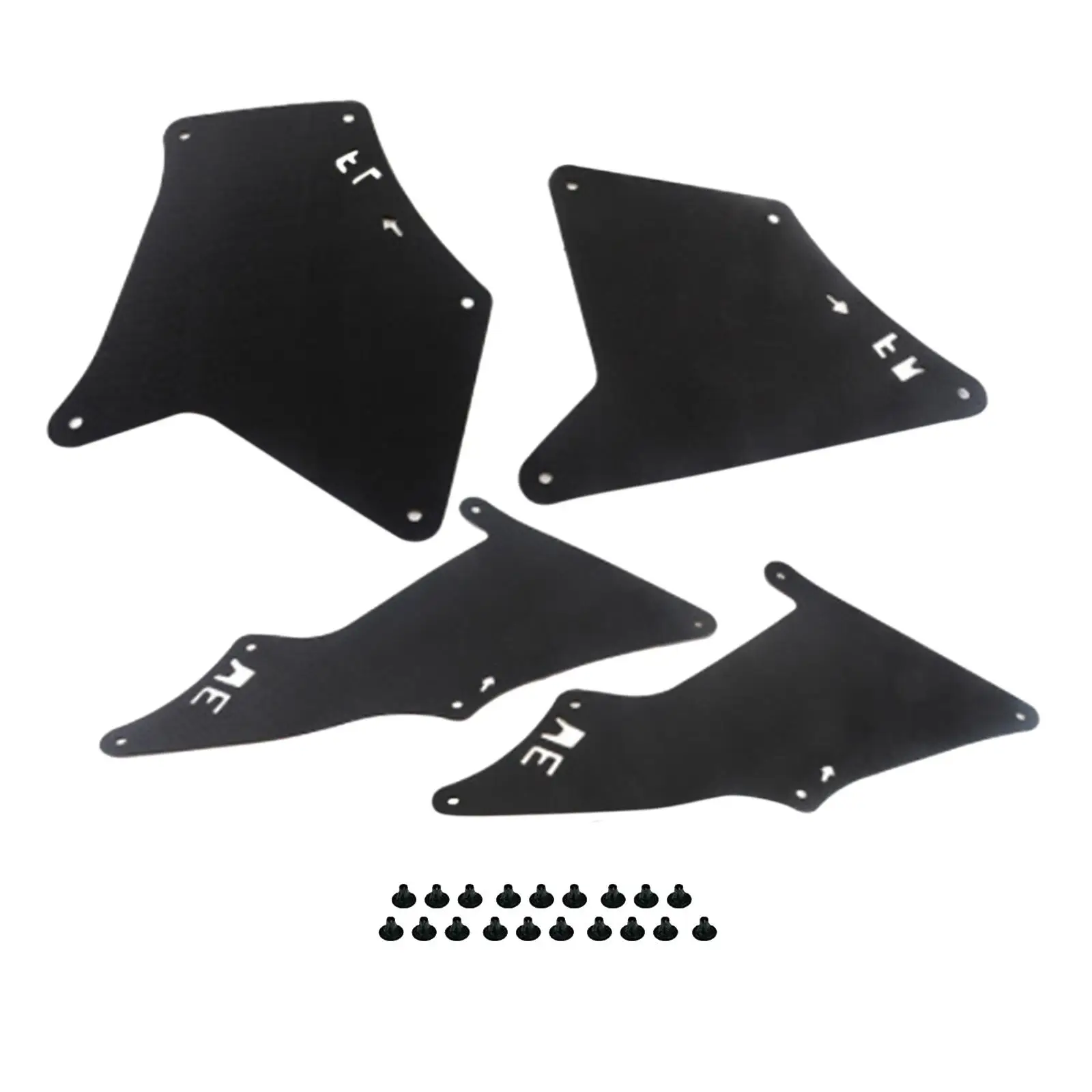 4 Pieces Splash Guard Fender Liner Shields for Toyota Overbearing Prado