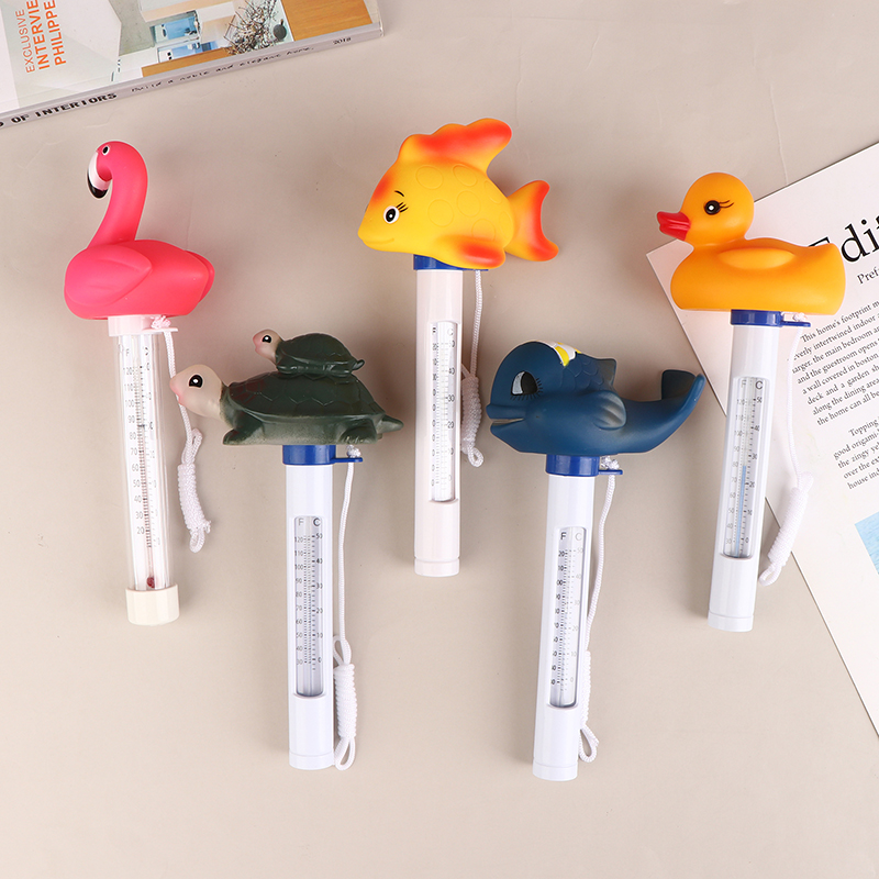 Title 2, 1Pc Cartoon Tier Wasser Temperatur Messen Meter...