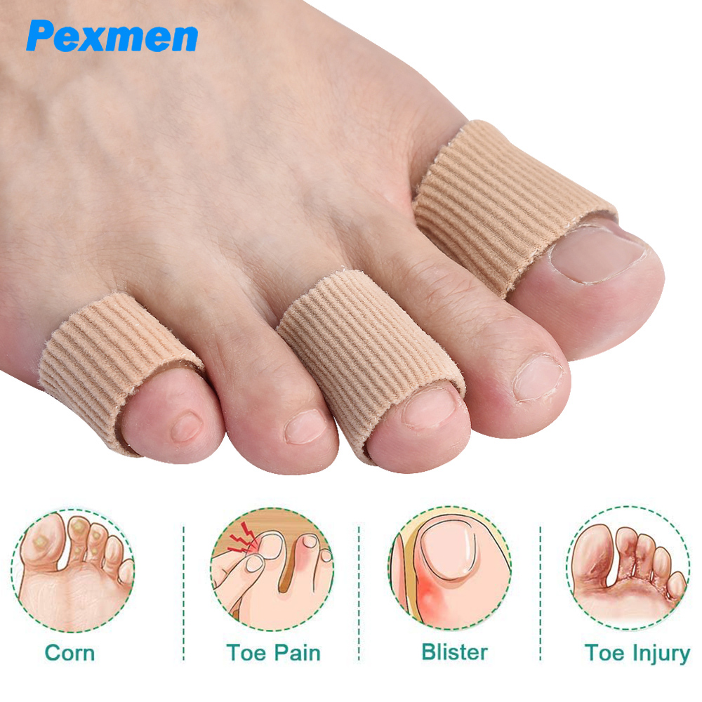 Best of Pexmen 1 / 2 / 5Pcs Toe Cushion Tube Toe Sleeves Soft Gel Toe Protectors For Corns Blisters Calluses Toes And Fingers Foot Care Tool Reviews & Tips