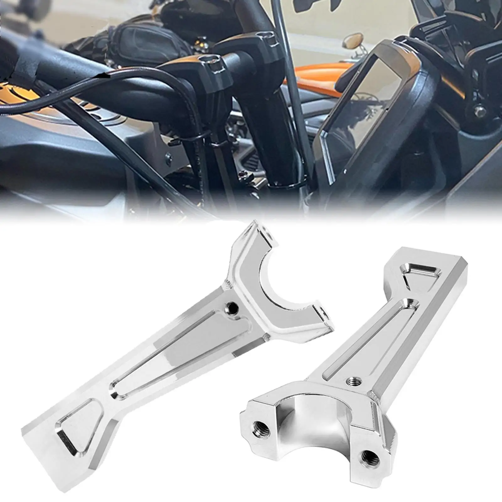 2 Count Motorbike Handlebar Tall Risers for 1250 S PA1250 Improves Comfort