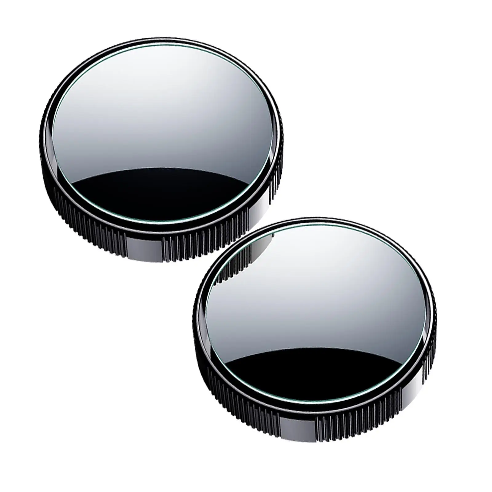 2 Pieces Round Blind Spot Mirrors Adjustable HD Glass Rearview Mirror Convex Mirror for Cars Motorcycles Trucks Accessories