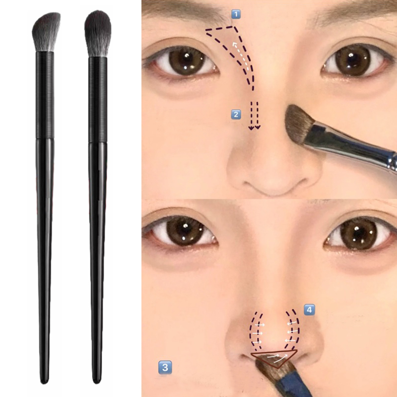 Best of Nose Shadow Brush Angled Contour Makeup Brushes Eye Nose Silhouette Eyeshadow Cosmetic Blending Concealer Brush Makeup Tools Reviews & Tips