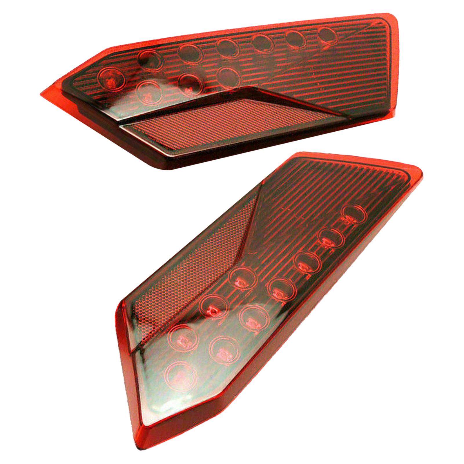 2Pcs Tail Lights Accessories Driving Lights Rear Brake Stop Lights Tail Lamps Fit for Polaris RZR 2412341 2412342 Replaces