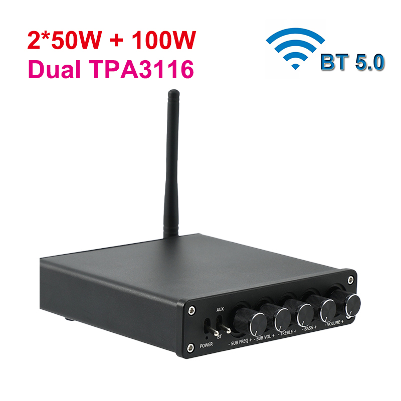 Title 1, 2*50W + 100W 2.1 canaux Bluetooth 5.0 Tap3116 O...