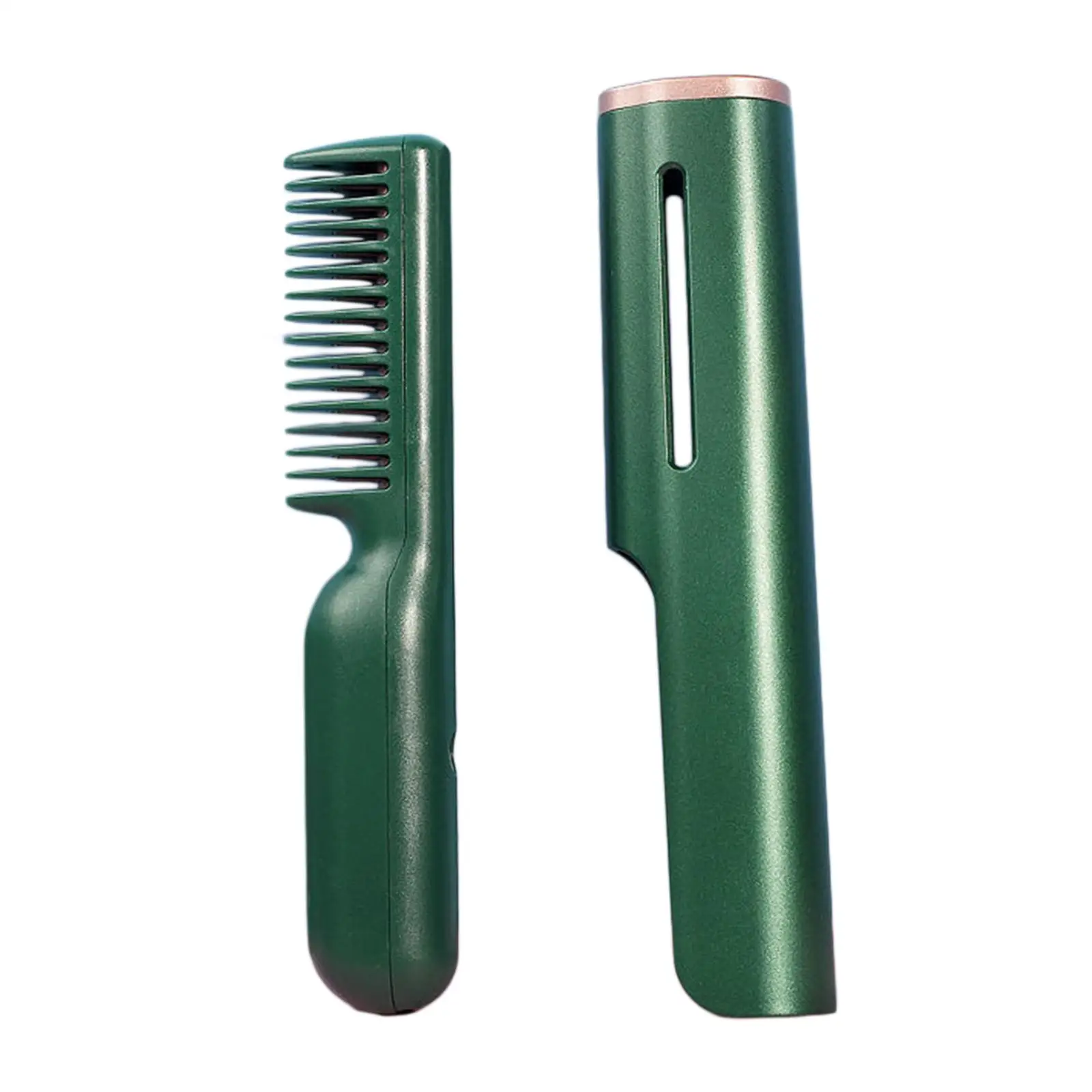 Cordless Hair Straightener Brush Fast Heating Portable Hair Straightening Iron Heated Hair Straightener Comb Straightening Brush