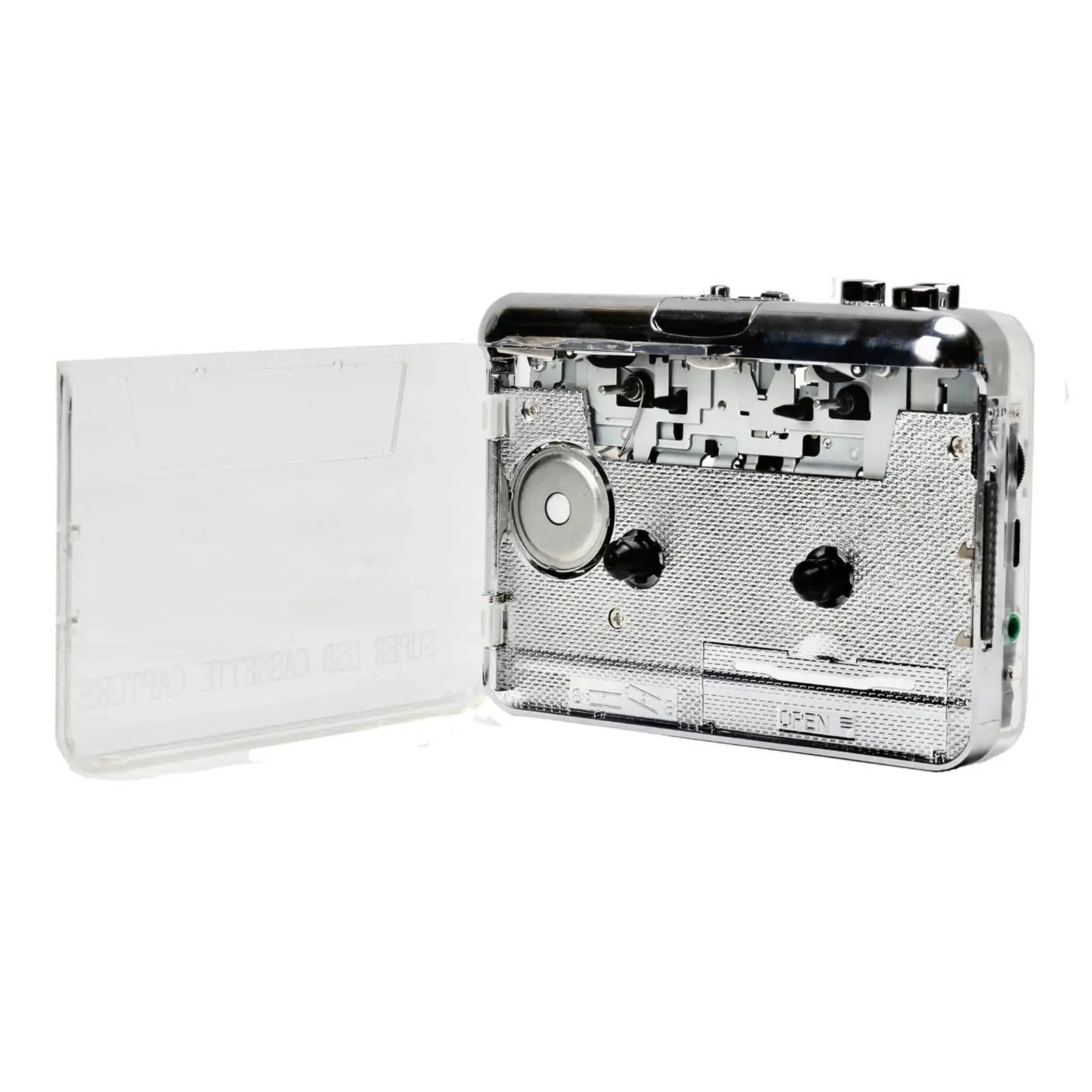 USB Cassette Tape to MP3 CD Cassette Player Powered by Battery or USB Portable Converter for Laptop PC Computers Audio Via USB
