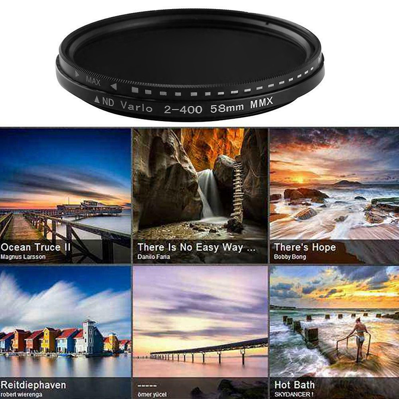 Einstellbarer Fader Variabler ND-Filter ND2 bis ND400 Neutraldichte für Kameraobjektivfilter ND 37/43/46/49/52/55/58/62/67/72/77/82 mm – Detail 8