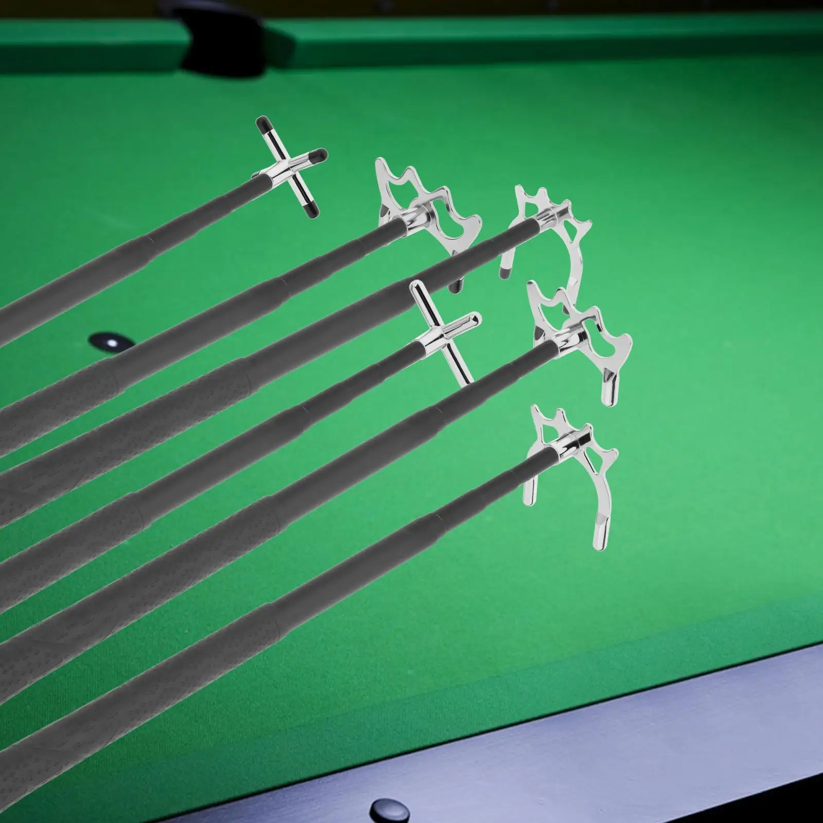 Telescopic Billiards Cue Stick Bridge for Pool Table Training Indoor Game