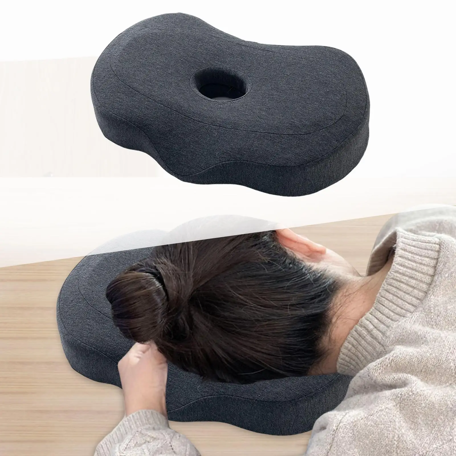 Ear Piercing Pillow Breathable Small Pillow with Ear Hole Pillow for Holiday Gifts