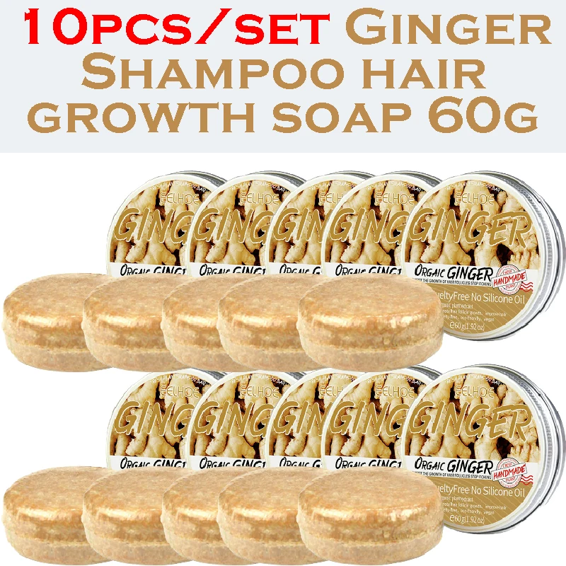 Best of Ginger Shampoo Soap Natural Original 100% Pure Prevent Hair Loss Cleansing For Scalp Thickens Hair Moisturizes Softens Reviews & Tips