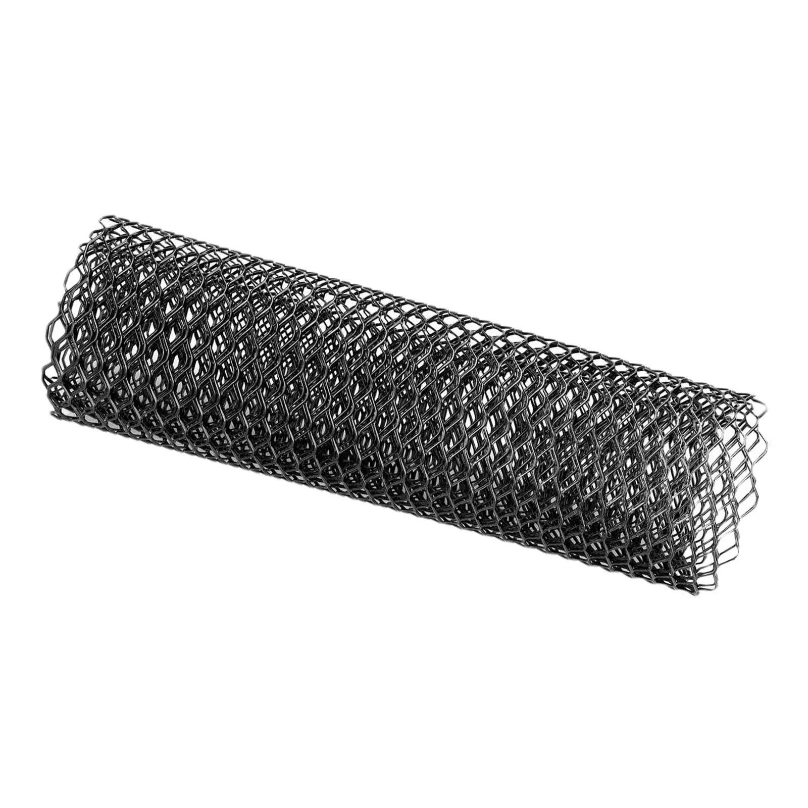 Grille  Sheet 40x13inch Replace Universal, Modified Parts, Grille Insert ,Multifunctional Rhombic Black Durable Roll 