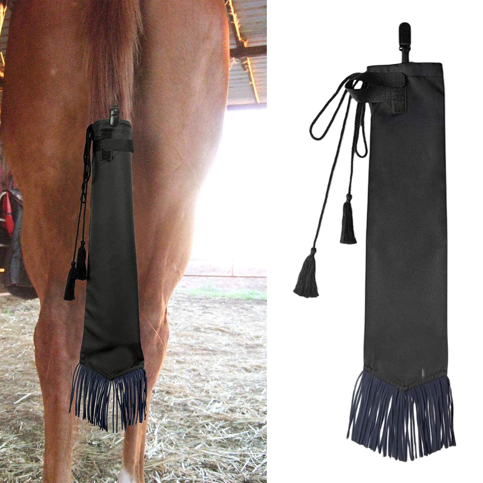 Horse Tail Bag Wrap Protector Waterproof with Fringe for Equestrian Supplies
