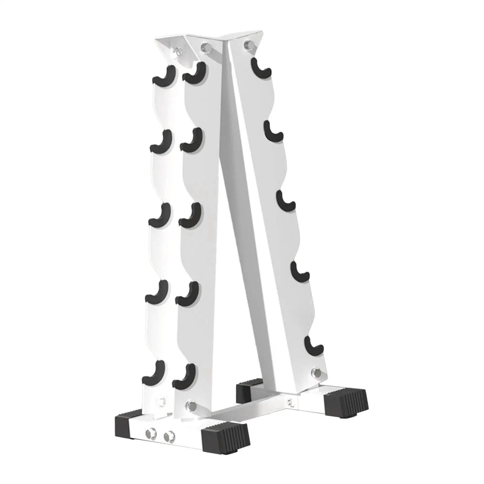 Dumbbell Rack Space Saving Sturdy Tower Stand Practical Multipurpose Compact Dumbbell Holder for Household Gym Weight Training