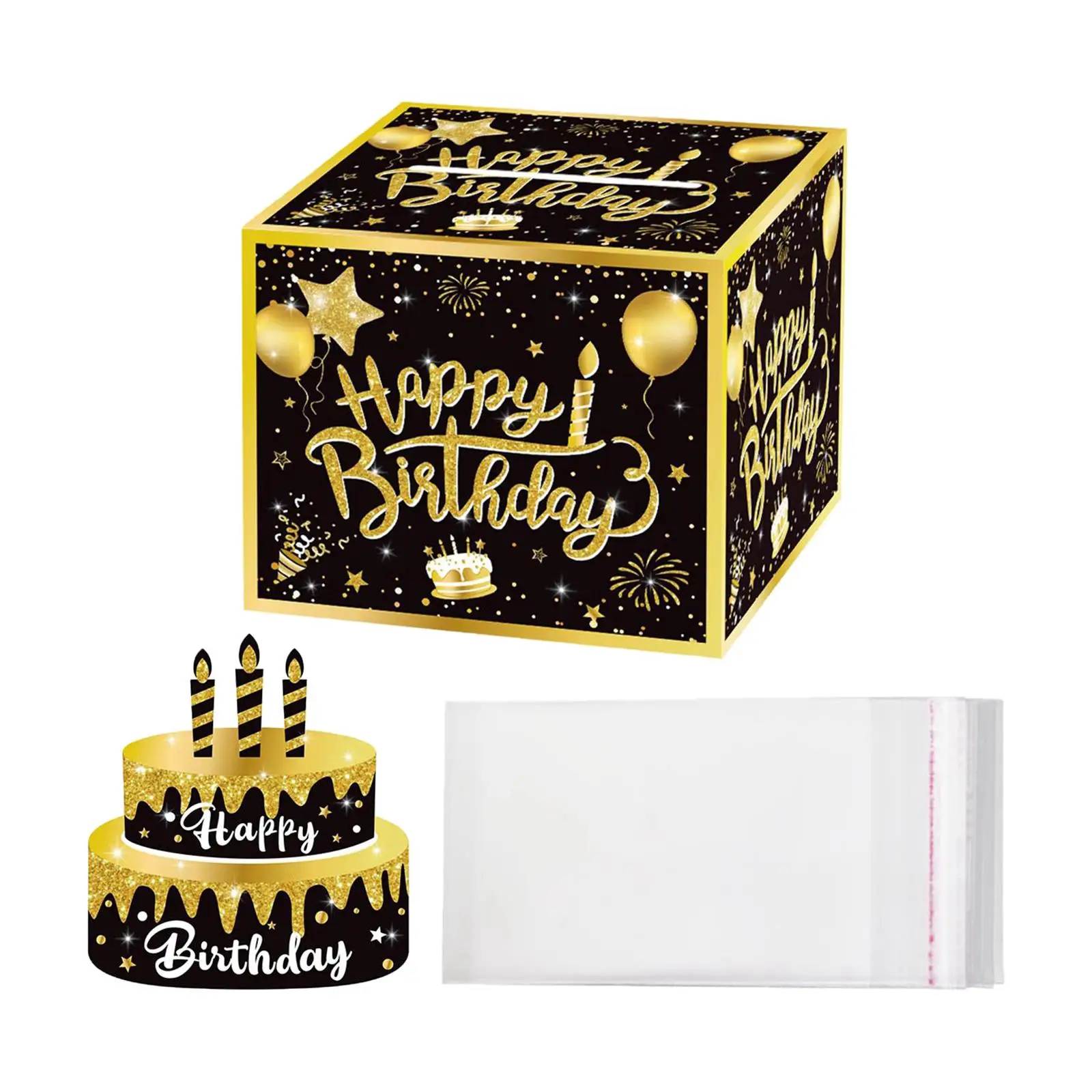 Birthday Money Drawer Fun Party Supplies Novelty DIY Set Birthday Money Box for Cash Gift Pull for Boys Women Family Wife Girls