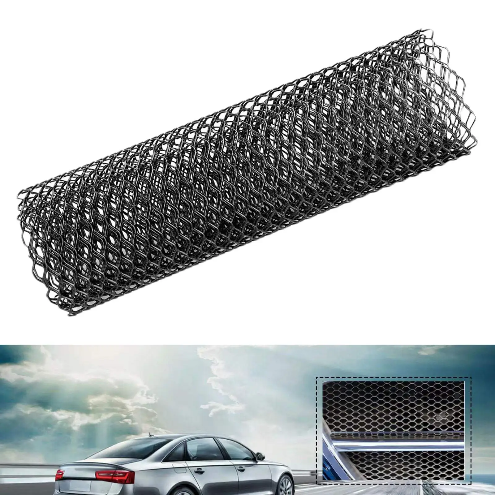 Grille Mesh Net Sheet 40x13inch Replace Multifunctional GM Fit for Car