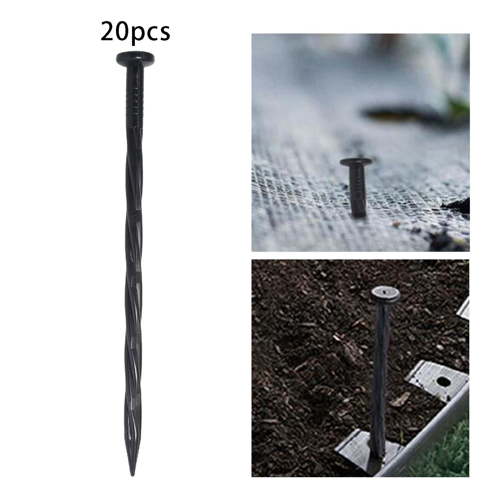 Fabric Securing Garden Pegs for Anti Pull Landscape Fabric and Weed Membrane Matting Ground Anchor and Securing Netting