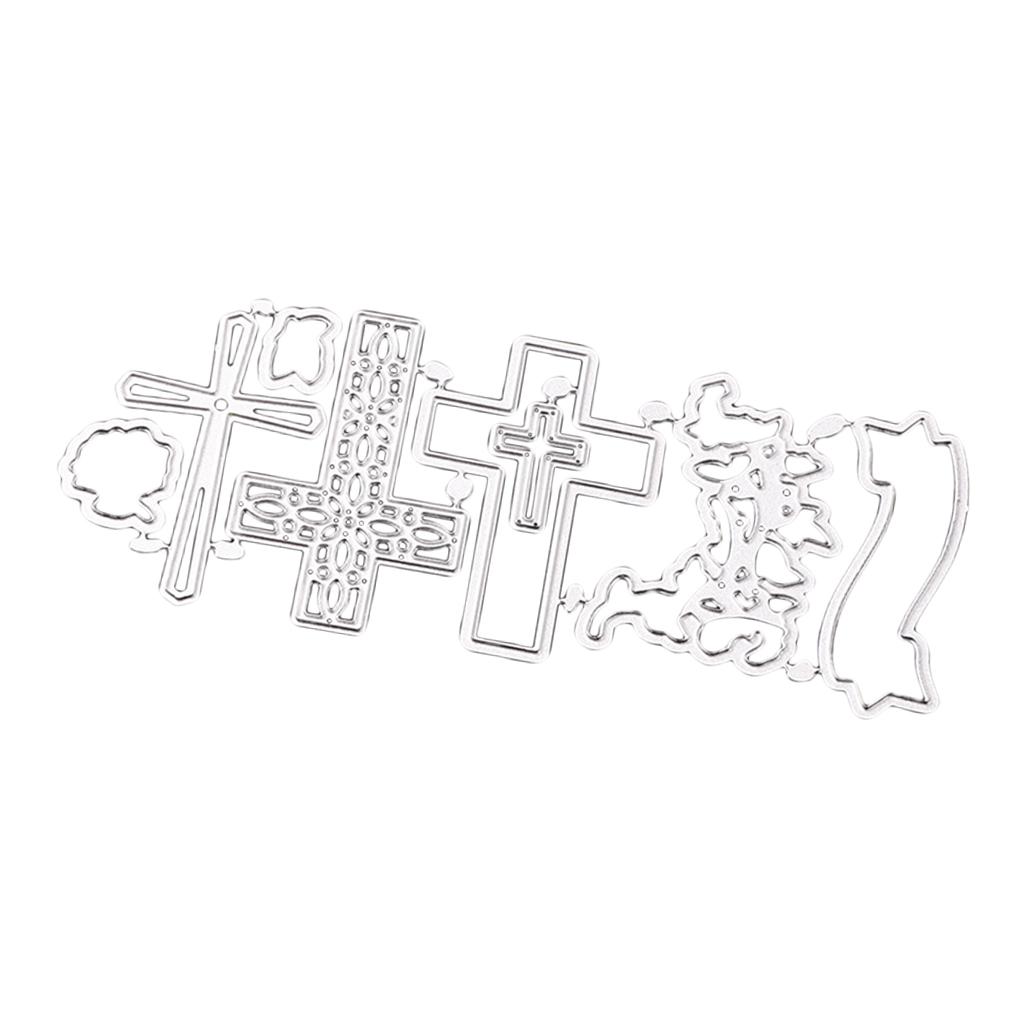 Family Used Home Decors Making Tools Cross Style Metal Cutting Dies Stencil, Crafting, Paper Card, Scrapbooking Adornments DIY