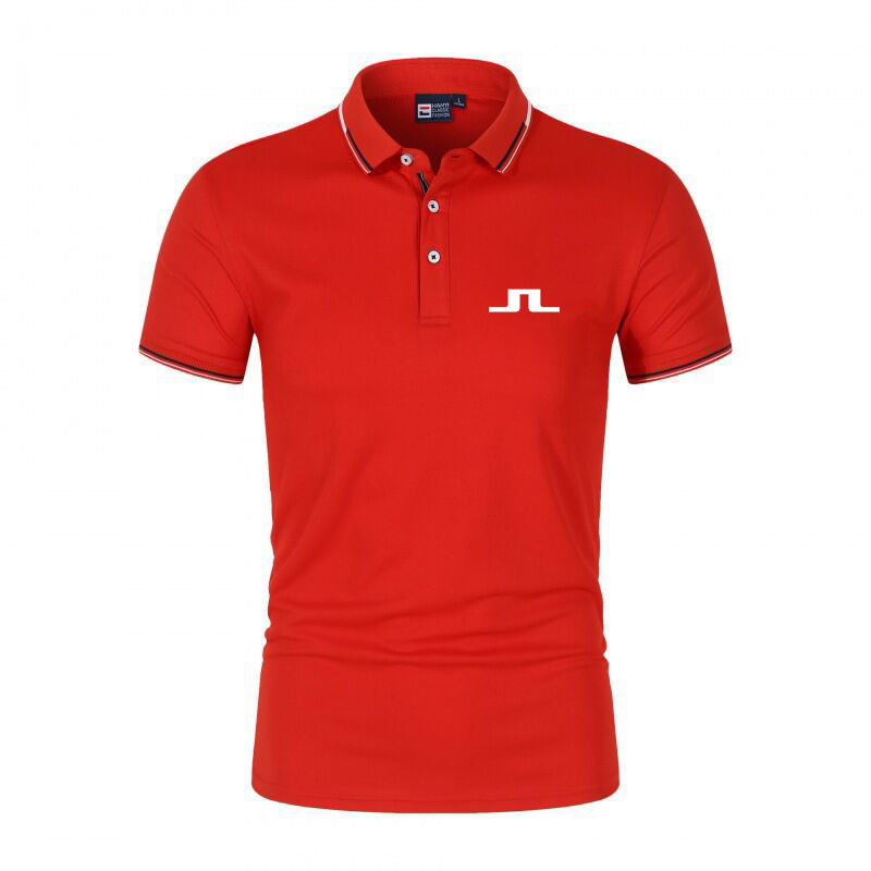 för sommar Quick Dry Andas pikétröja Mode kortärmade toppar J Lindeberg Golf Shirt Herr T-shirt_voghion.com