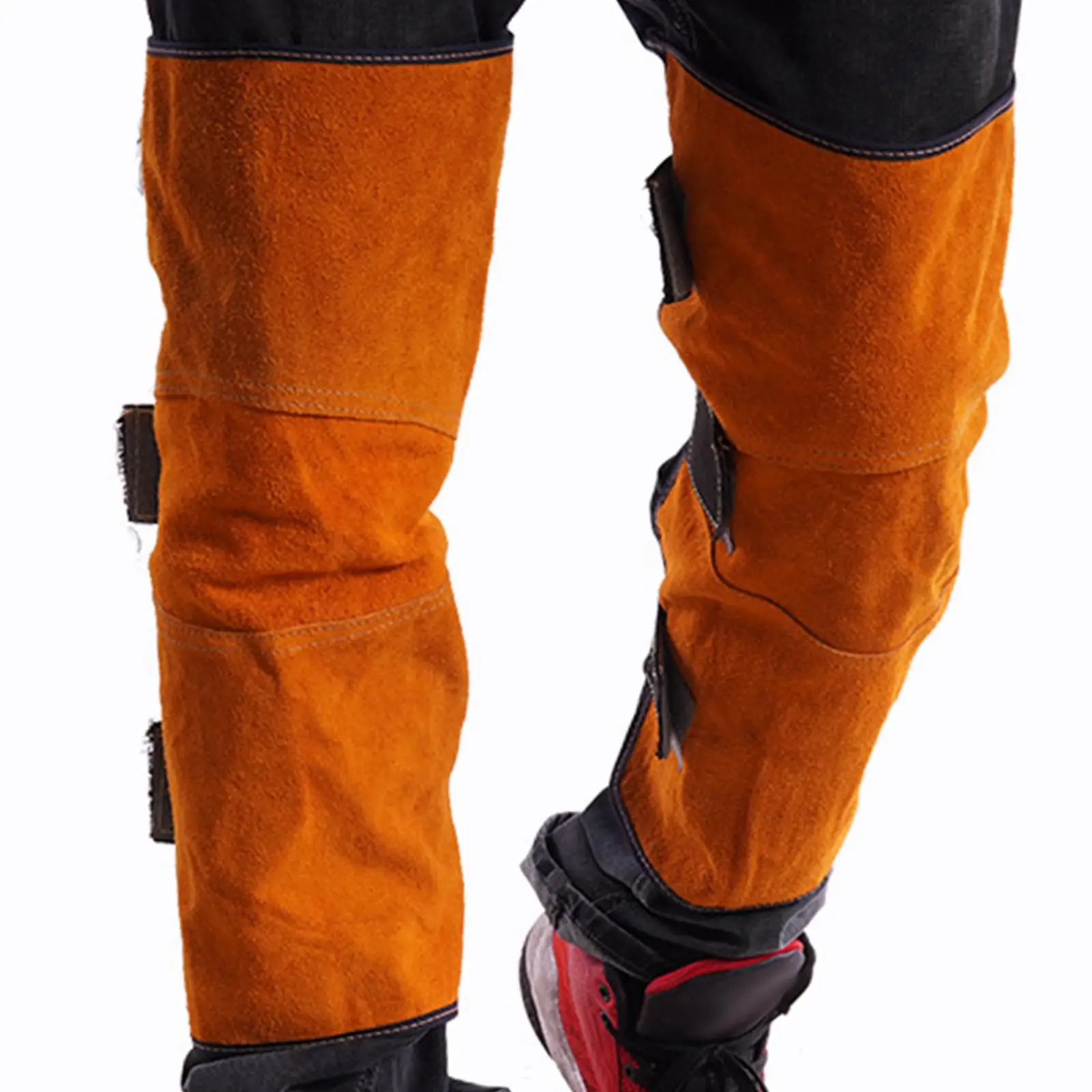 Welding Leg Covers Women Men Anti Scald Fireproof Comfortable Heat Resistant Reinforced Leg Protection Knee Protector Knee Pads