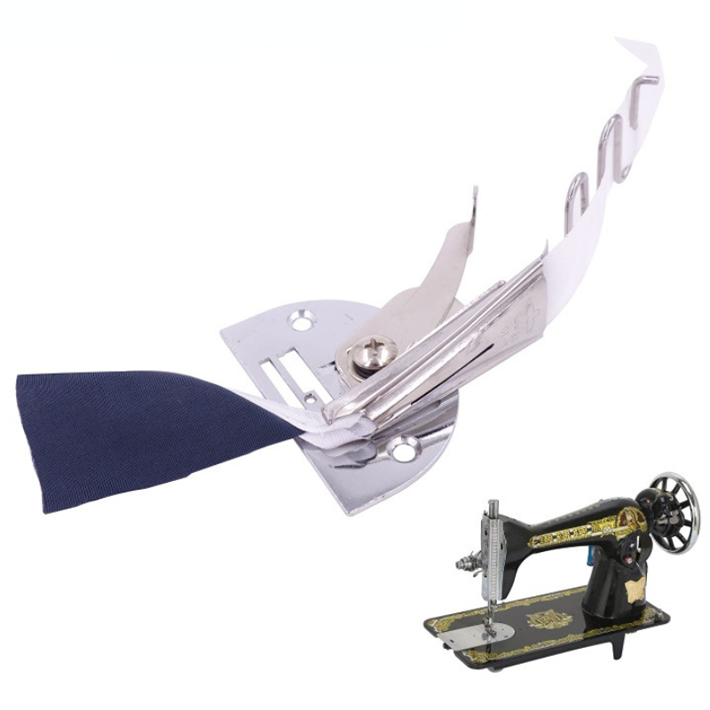 Description Picture 2 of itemA10 Household Sewing Machine Overlock Folder Bias Binding Hemmer Bias Binder Pull Cylinder Sewing Machine Presser Foot