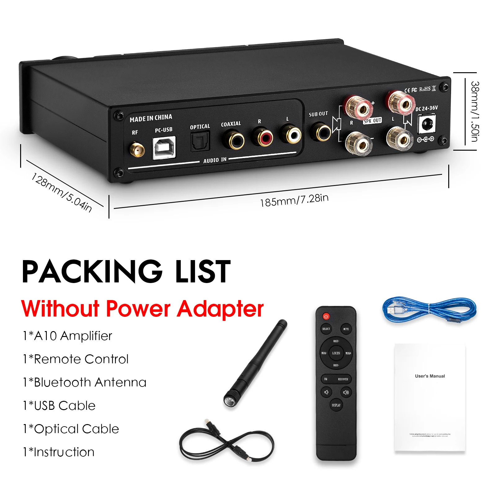 2*3W USB-Lautsprecher Home Subwoofer 3,5mm-Kabel-Audio-Player FüR TV PC DHL 