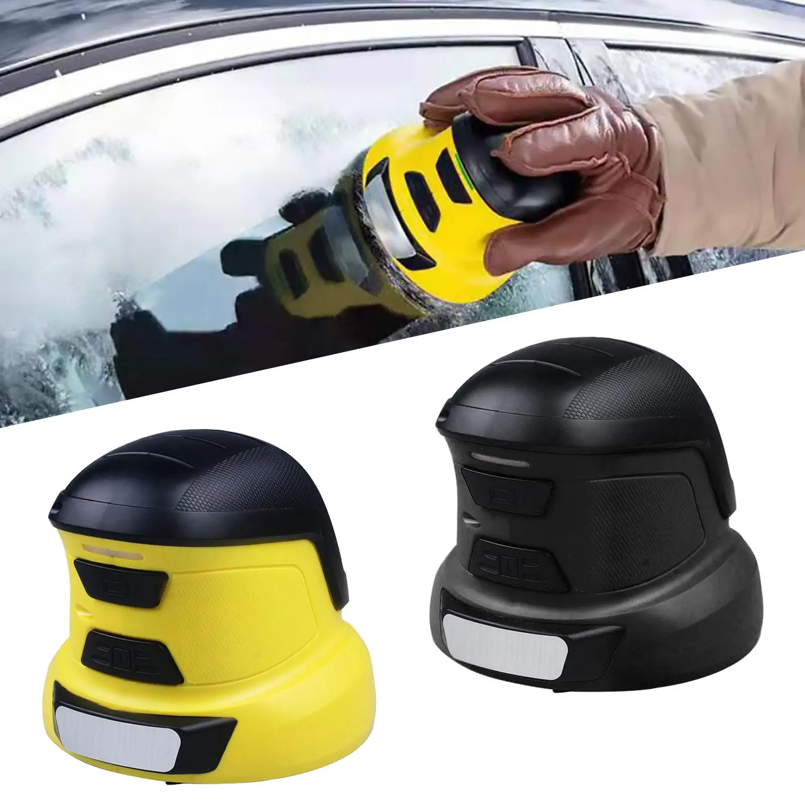  Deicer Ice Snow Scraper USB Rechargeable Lightweight ,No Damage to The Glass Quickly and Efficiently Easy to Grip Cleaning
