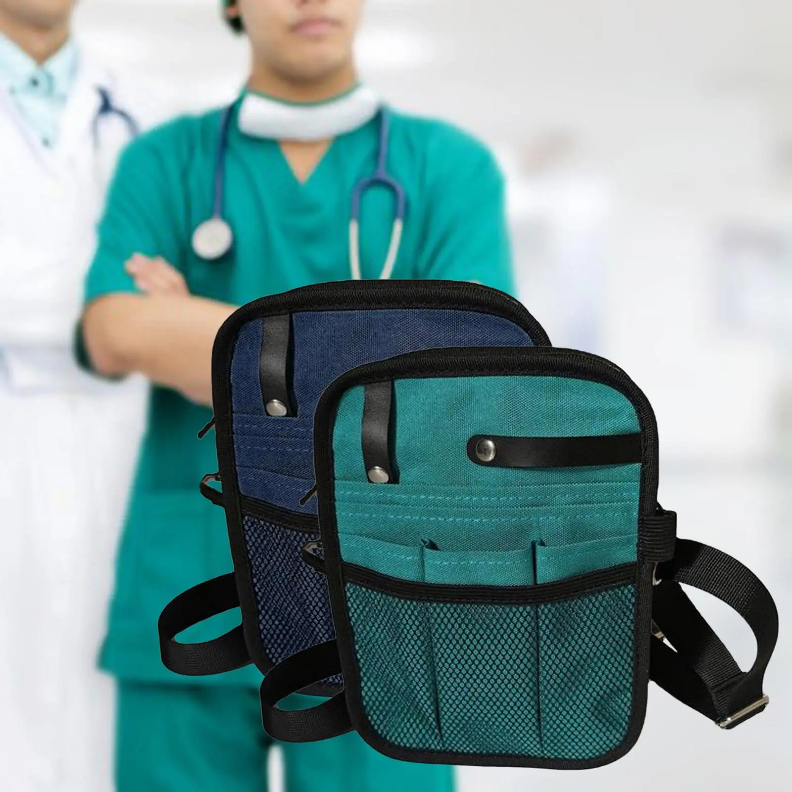 Portable Nurse Fanny Bag Holder Waist Pouch Adjustable Belt Organizer Case Nursing Bags Storage Nurse Belt Bag Supplies