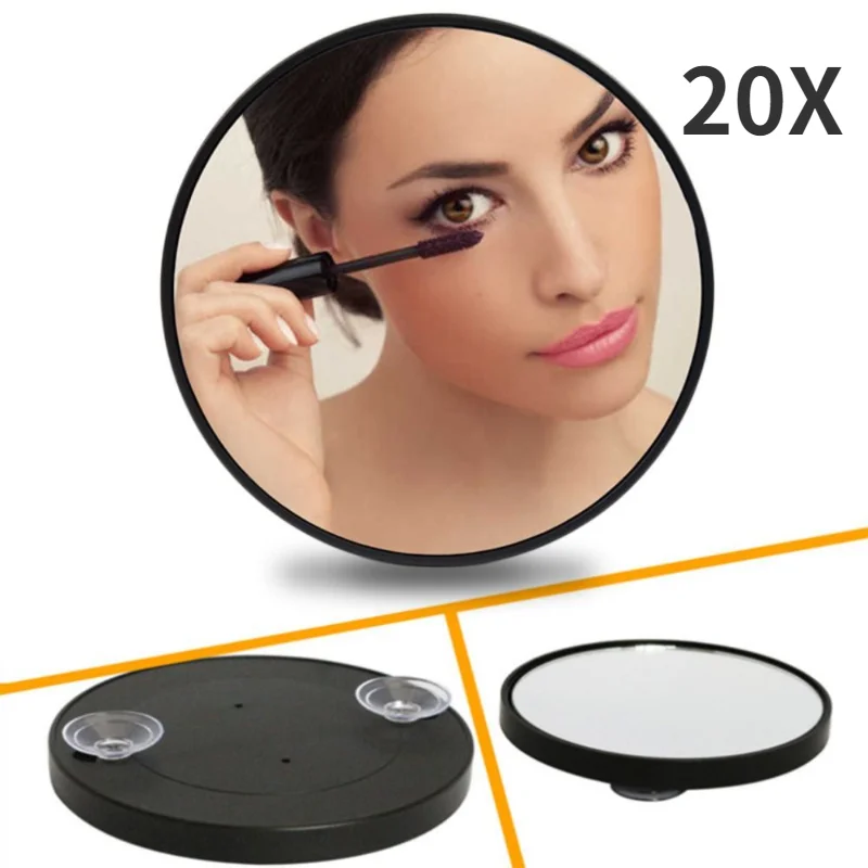 Best of Round Make Up Mirror With Suction Cups 20x Magnifying Mirror Ideal For Applying Make-up Beauty Treatments Remove Acne Pores Tool Reviews & Tips