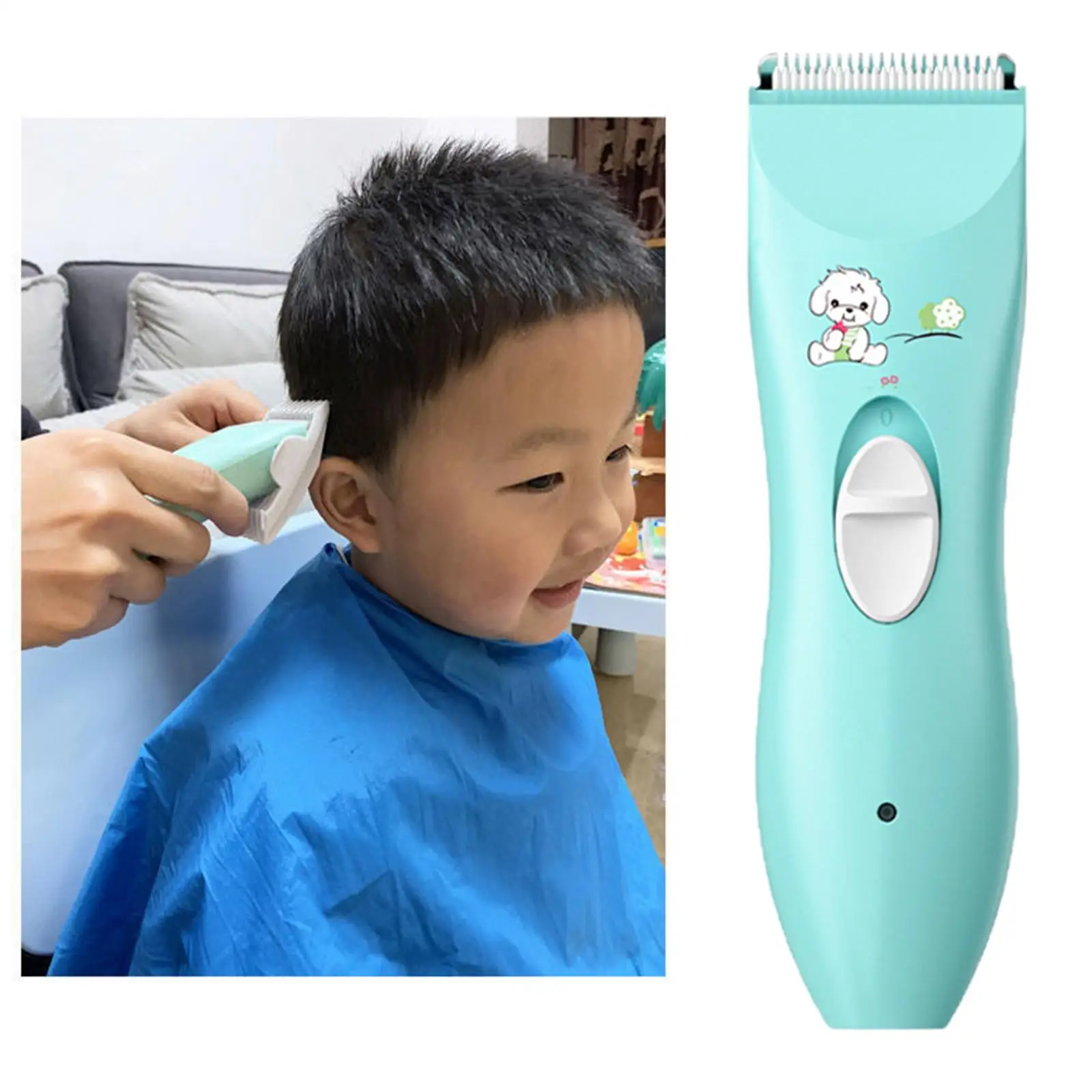 Cordless Electric Hair Clippers for Kids USB Charging R Round Cutting Unit