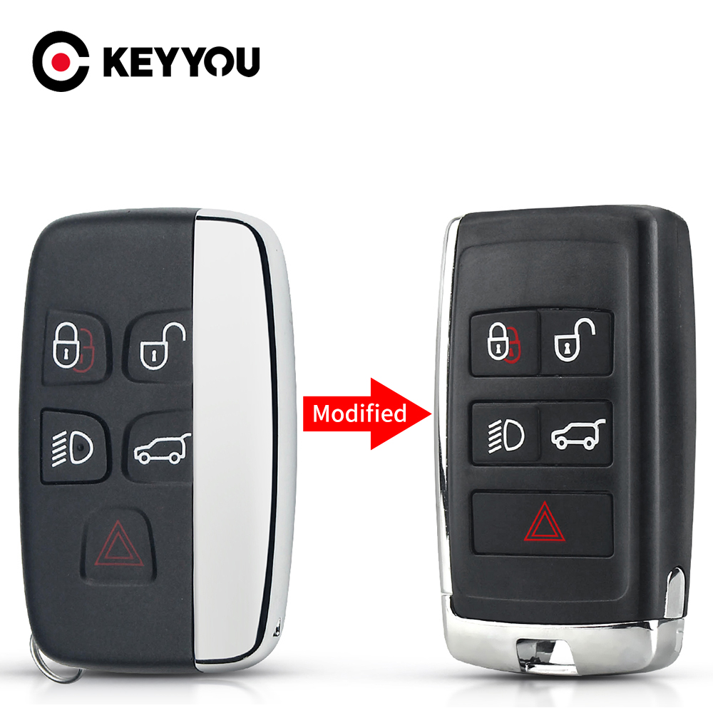 KEYYOU Geändert Version Fernbedienung Auto Schlüssel Für Land Rover Range Rover Sport Discovery 4 Evoque 2010-15 LR4 für Jaguar XF XE XJ – Detail 3