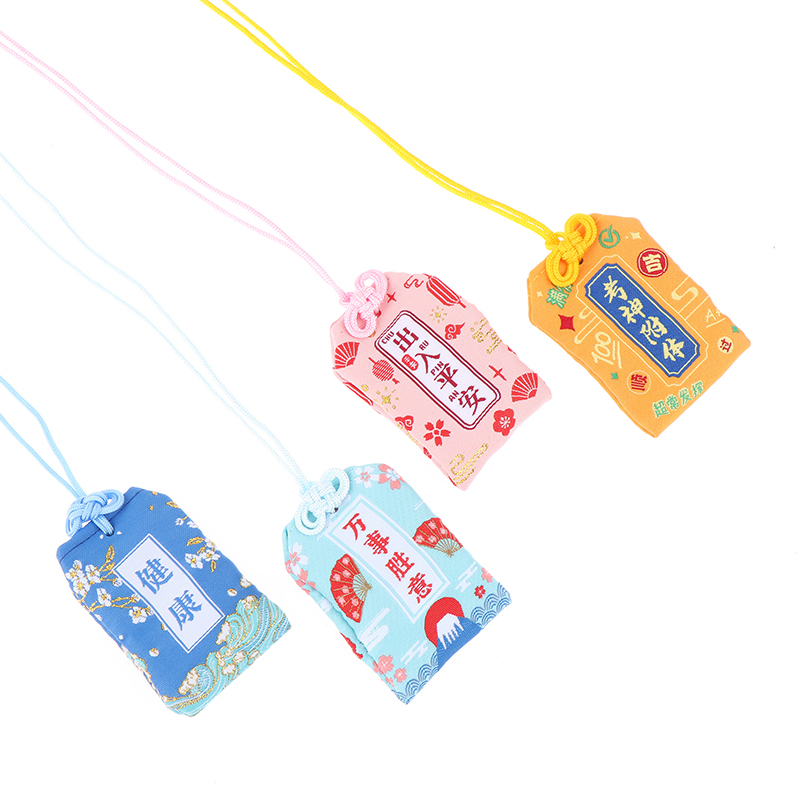 Geschenkanhänger für Kinder, neues klassisches japanisches Gebet, kaiserliches Amulett, Omamori, Glück, Erfolg, Arbeitsgott des Reichtums, kleine Segenstasche – Detail 8