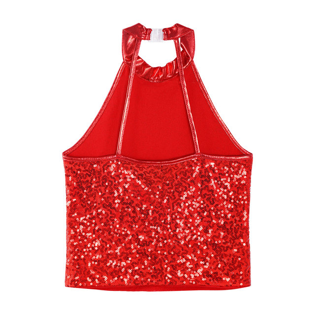 sequin halter top dance