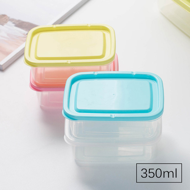 Plastic Boxes With Lids 150ml Round Mini Crisper Freezer Box Plastic  Storage Container Baby Food Refrigerator - AliExpress