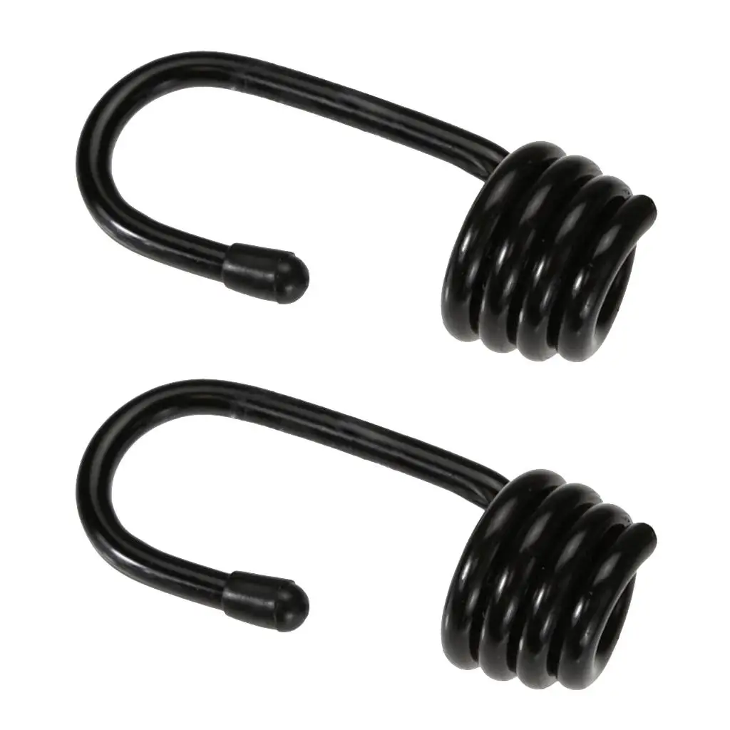 2 Pieces / Set 0.3 Inch Heavy Duty Plastic Coated Steel Wire Hooks