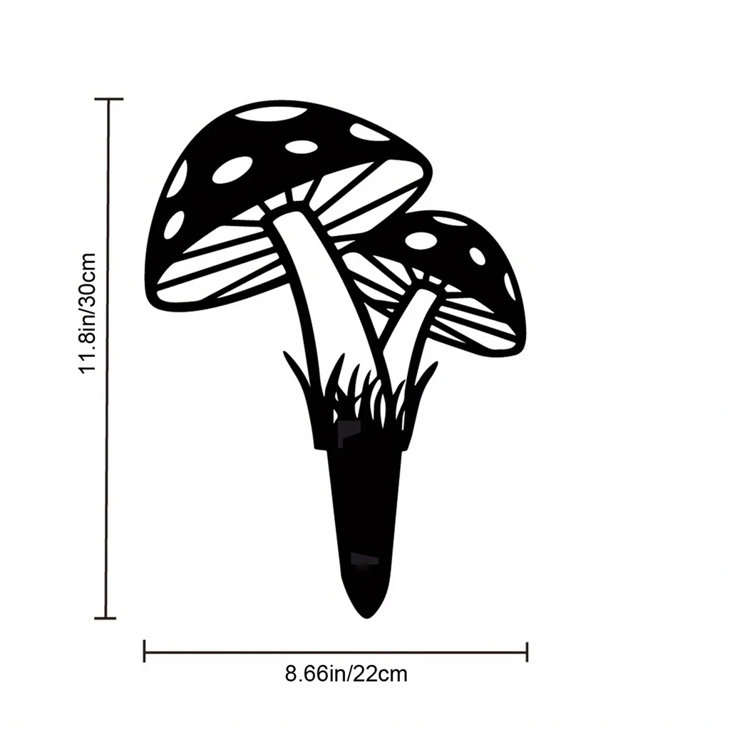 Title 3, HelloYoung Garten-Pilz-Dekorationen für den Hof...