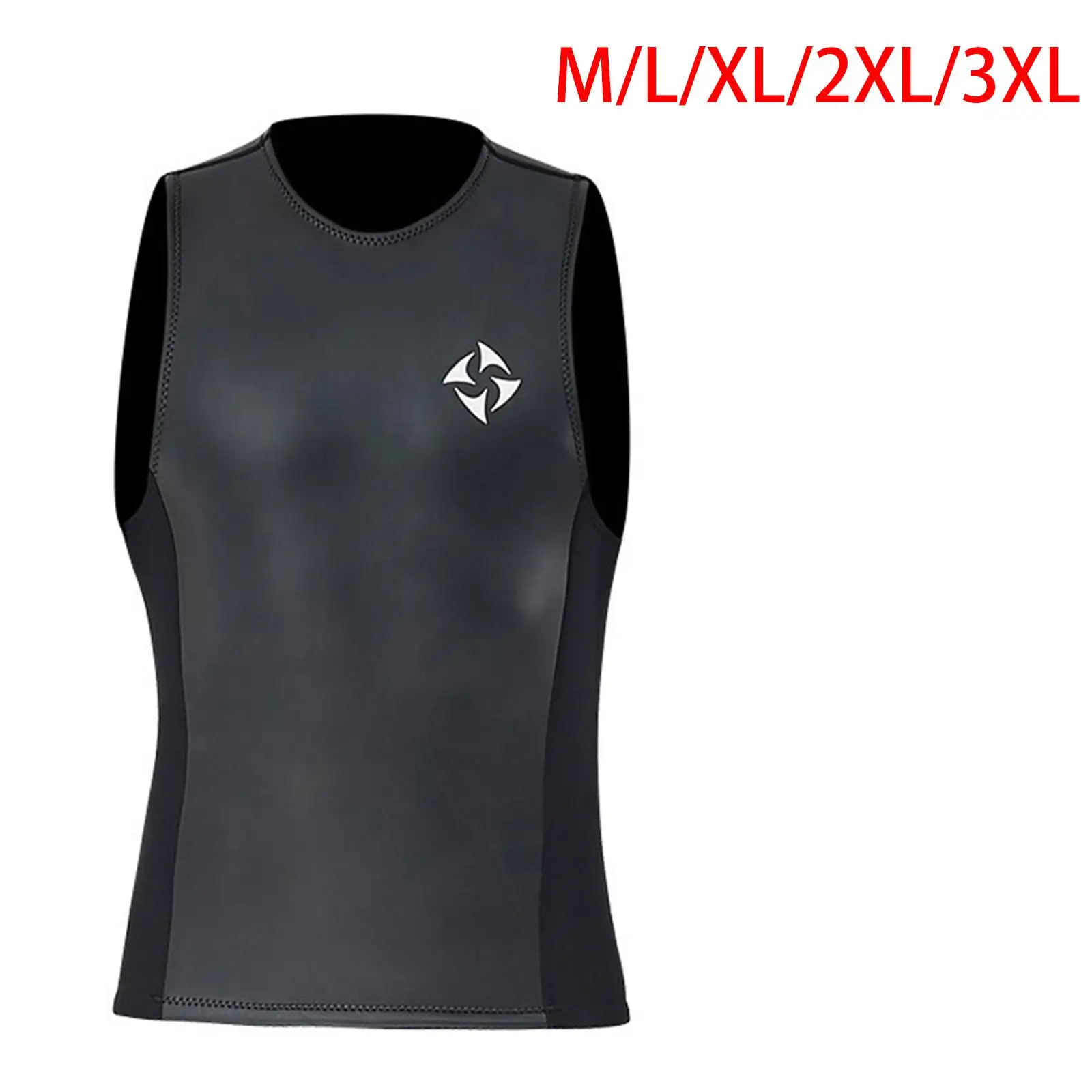 2MM Neoprene Wetsuit Vest Jacket Sleeveless Warm Wetsuits Top Mens for Cold Water Diving Surfing