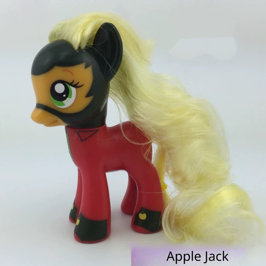 Мой маленький пони, злодейский певец, серия Super Pony, AppleJack,  декоративная модель, коллекционный подарок для детей | AliExpress