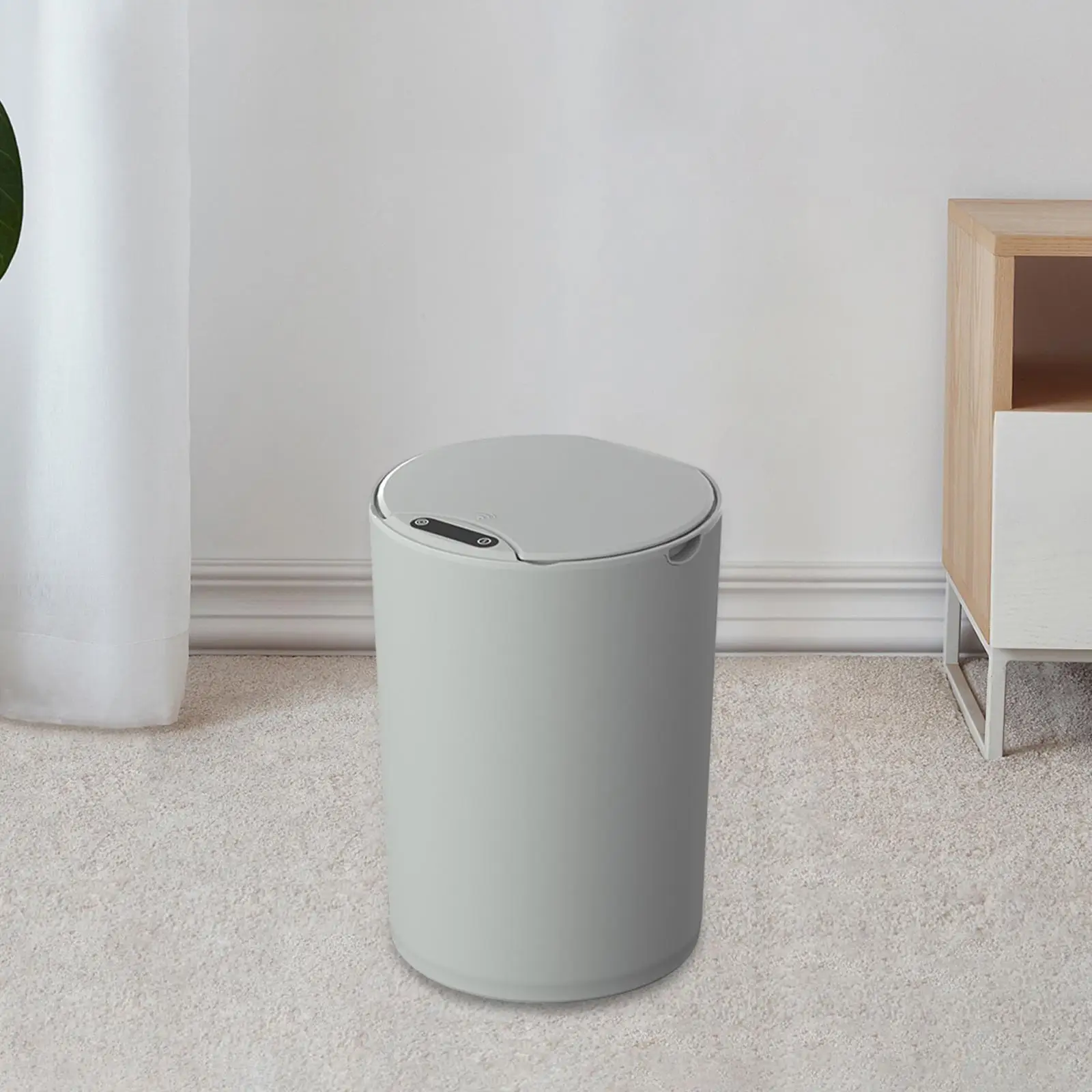 Automatic Trash Can Indoor Dustbin Waterproof Silent Opening and Closing Intelligent Induction Waste Bin Versatile Garbage Bin