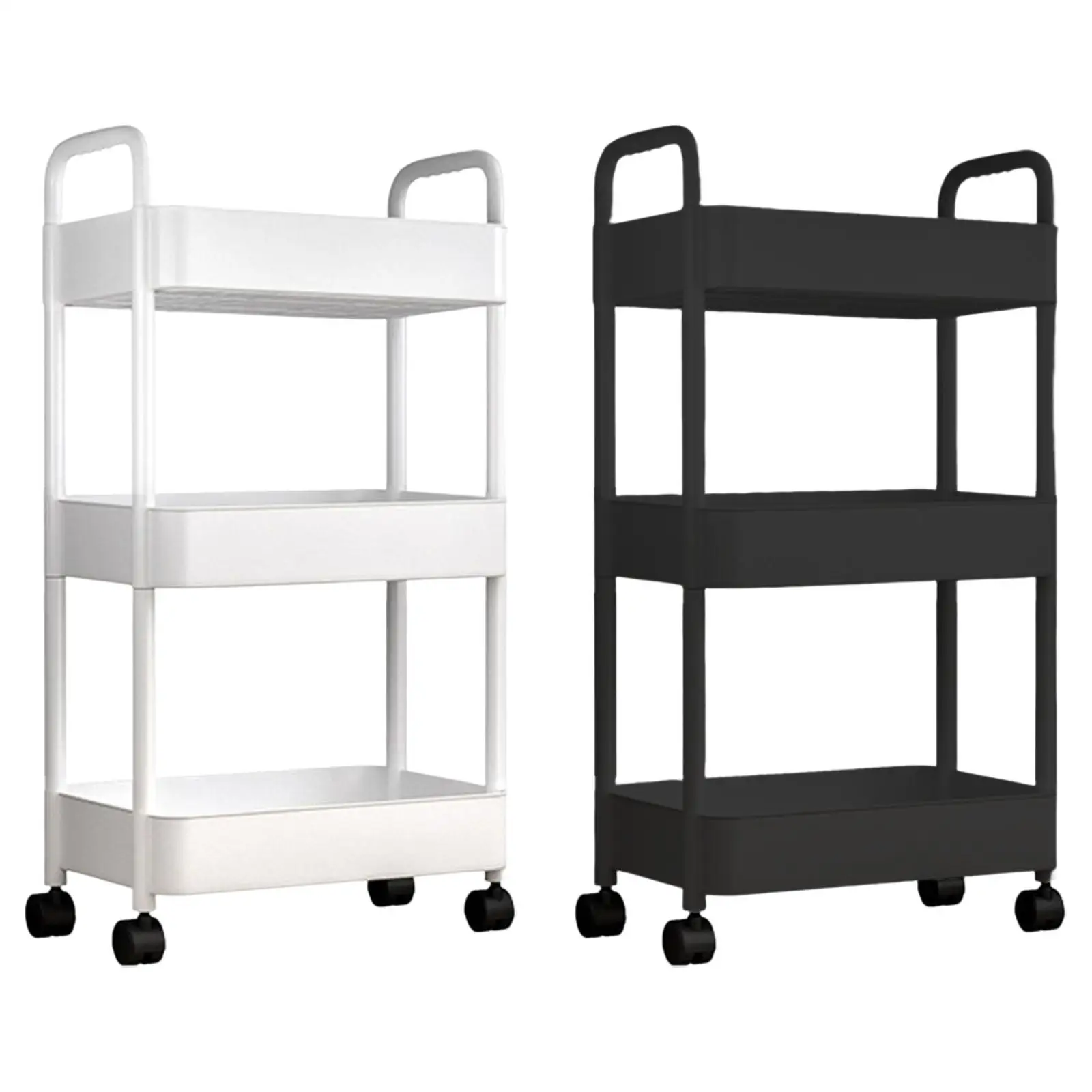 Mobile Utility Cart Utensils Rack Organization Cart for Living Room Office