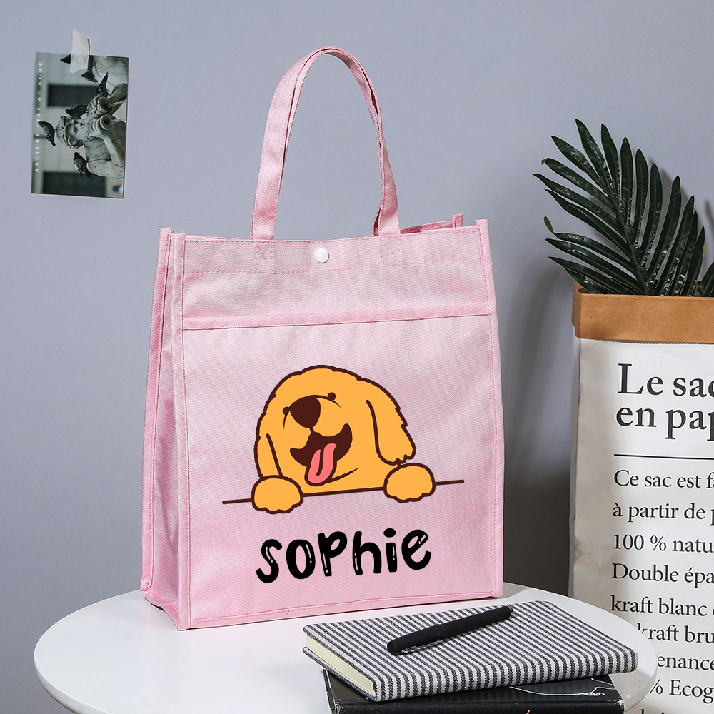 Toddler Reading Books Bag, personalizado, nome, presentes de aniversário