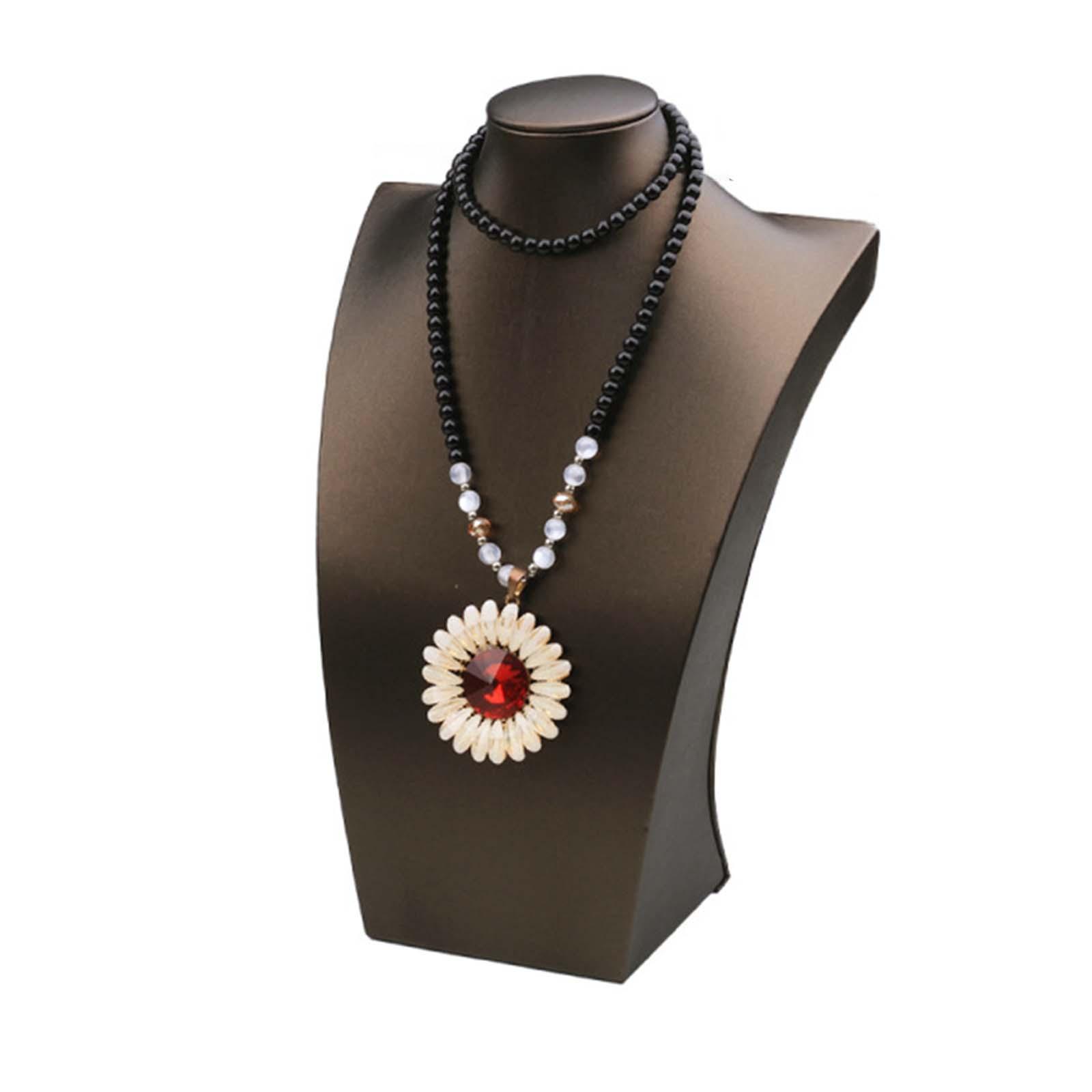 Necklace Display Jewelry Model Bust Showcase for Home Bedroom Chain Pendant Chokers