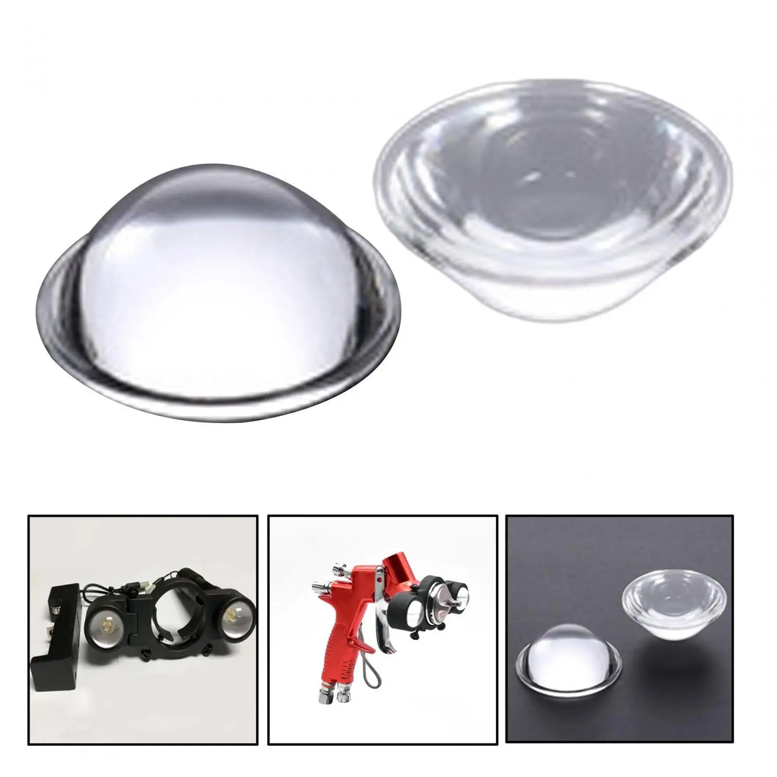Paint Spray Fill Light Plano Convex Lenses Spray Painting Auto Parts Spray Paint 27mm Diameter Direct Replaces Clear