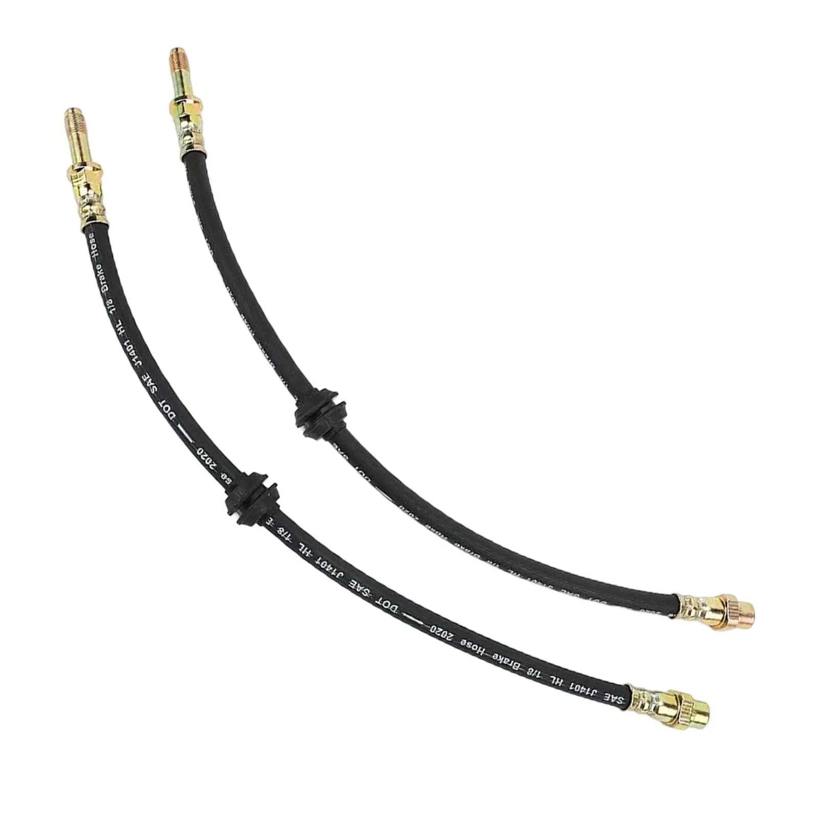2x Durable Brake Hose Line Easy Installation Vehicle 34321165587 34326766966 for BMW 3er (E46) Z4 E85 Direct Replaces Parts