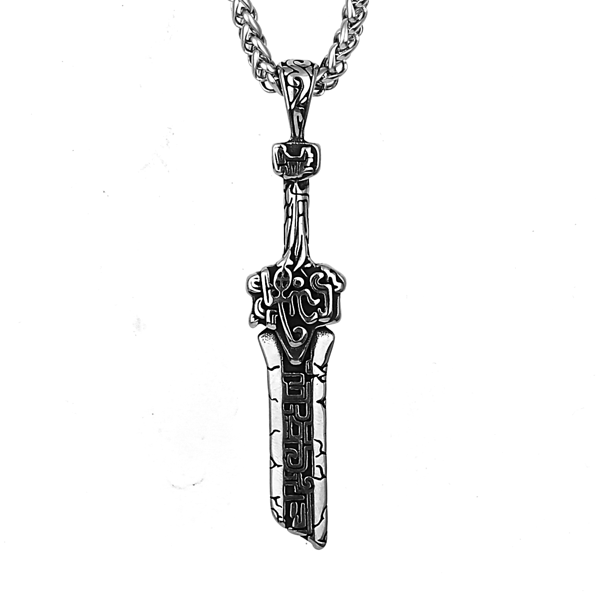Collar con Colgante de Espada Rota de Caballero (Acero Inoxidable) S3bcd6e92e1cf4152a3aab60c5416f380Y