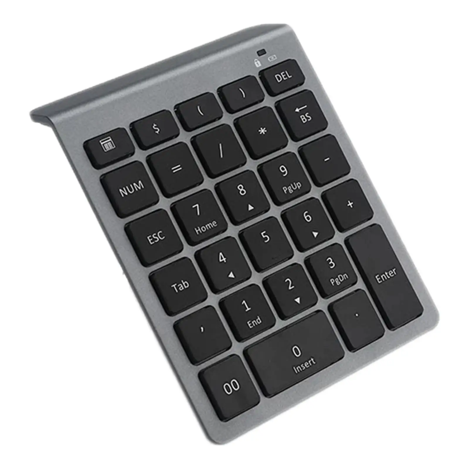 Bluetooth Number Pad 28Key Number Battery Powered for PC Accountant