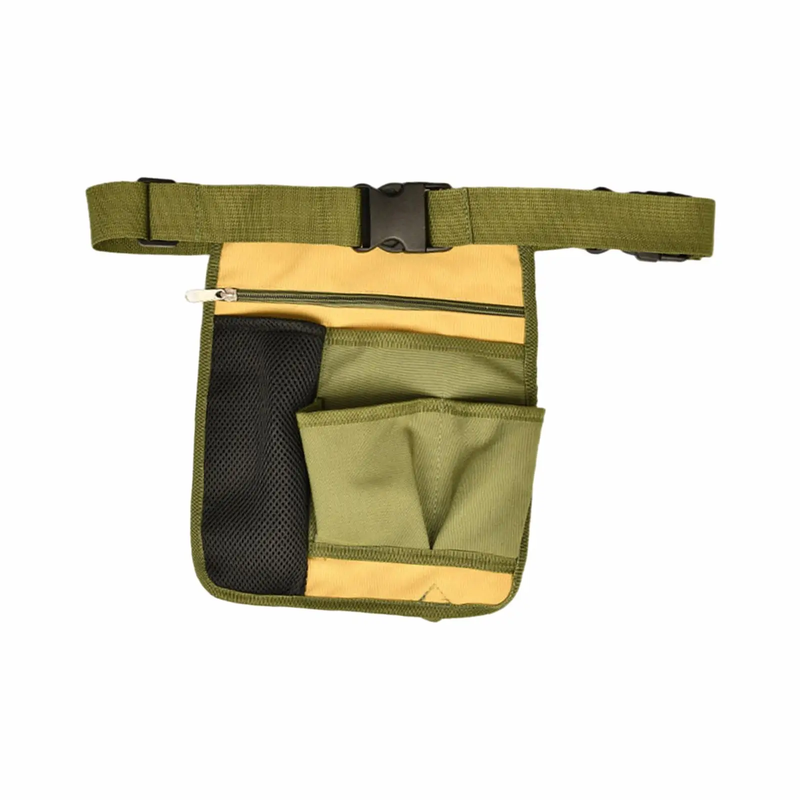 Garden Tool Pouch Waist Organizer Canvas with Adjustable Belt for Carpenter