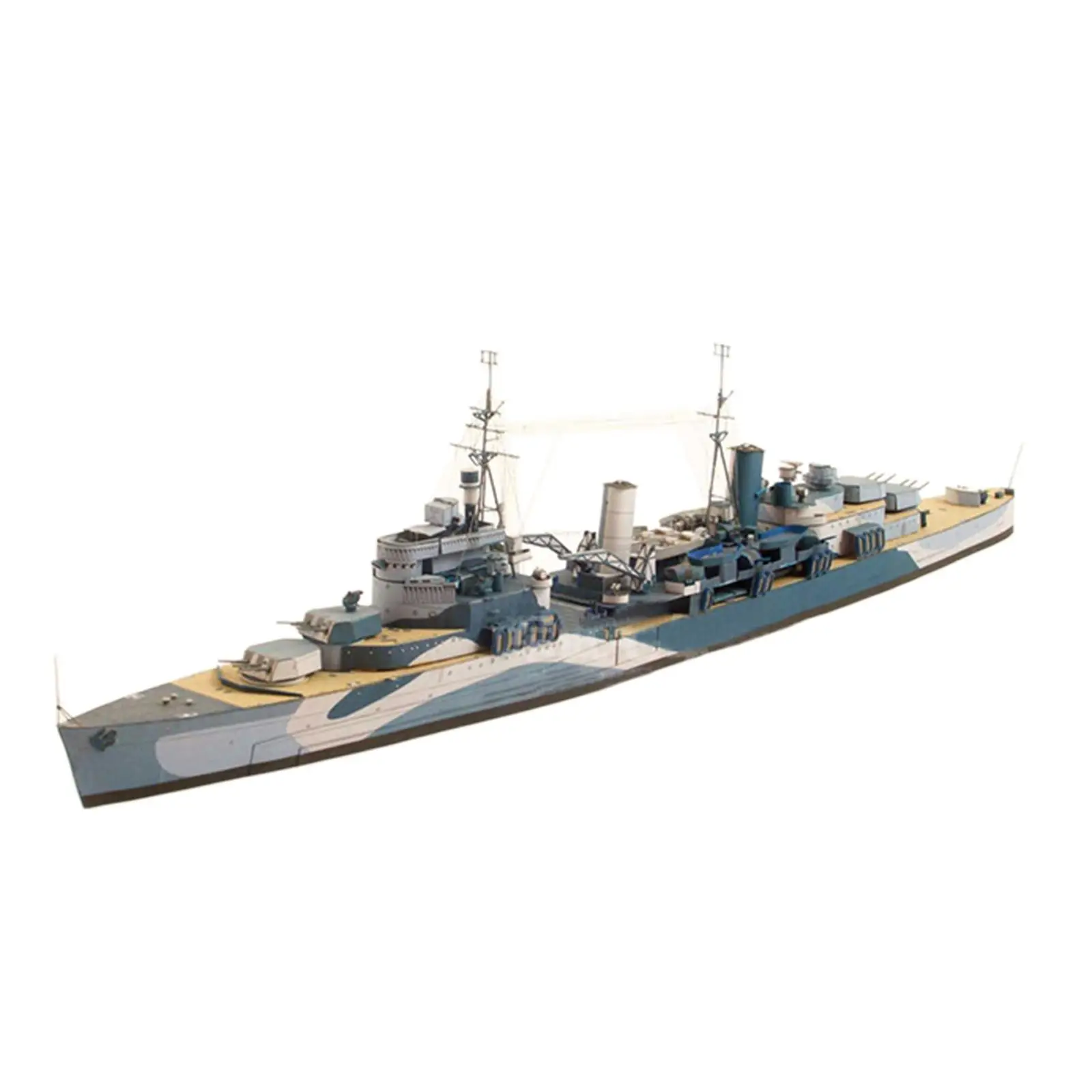 1/400 3D Puzzle Sailboat Cruiser Ship Boat for Shelf Desktop Home Decoration Birthday Gift